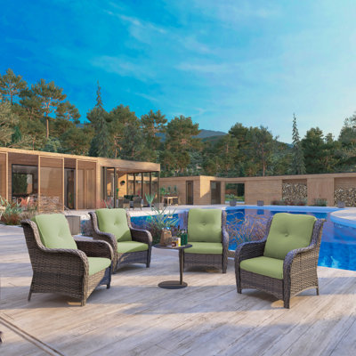 Anahit Wicker Outdoor Lounge Chair