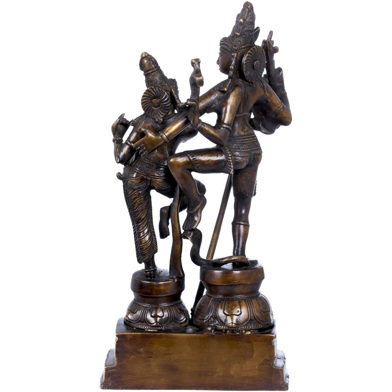 Figurine Shiva dansante et Parvati