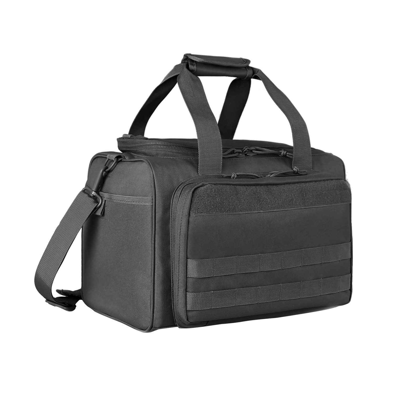 WFX Utility™ Tactical Gun Range Bag For Handguns And Ammo, Shooting Duffle Range Pistol Bag With
