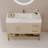 36'' Single Bathroom Vanity With Seamless Ceramic Sink