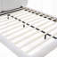 Structure de lit tapissier extra épais avec tête de lit fendue luxueuse, tissu molletonné en peluche, robuste 800 lb, facile à assembler-130204939