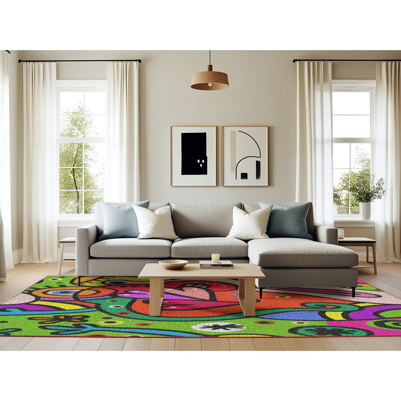 Indoor Rug, Rectangle 6' x 9'