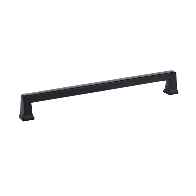 Alexander 8" Center to Center Bar Pull, Flat Black, 8"
