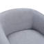 Fauteuil demi-tonneau pivotant en tissu 29 po-1669725395