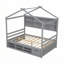 Lit double avec structure de toit-894244581