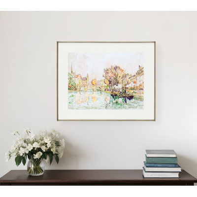 The Pont Neuf Paris Black Print Wall Art