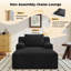 1 Seater Corduroy Sofa Bed-2091587030