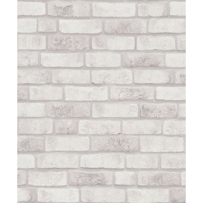 Bricks and More Collection Brick Weathered Effect Wallpaper Roll
