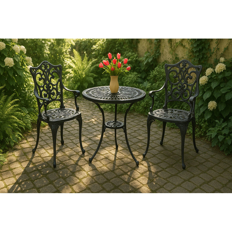 Muskego 2 - Person Patio Dining Set with Round Table
