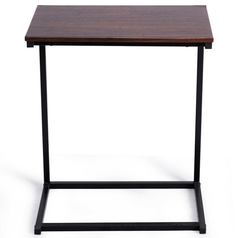 Pax Frame Rectangular Side Table, Dark Brown