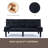 The 67-Inch PVC Multi-Functional Sofa Bed, With A Foldable And Cup Holder Design, Makes It Extremely Convenient To Turn The Living Room Into A Guest Room-1141368646
