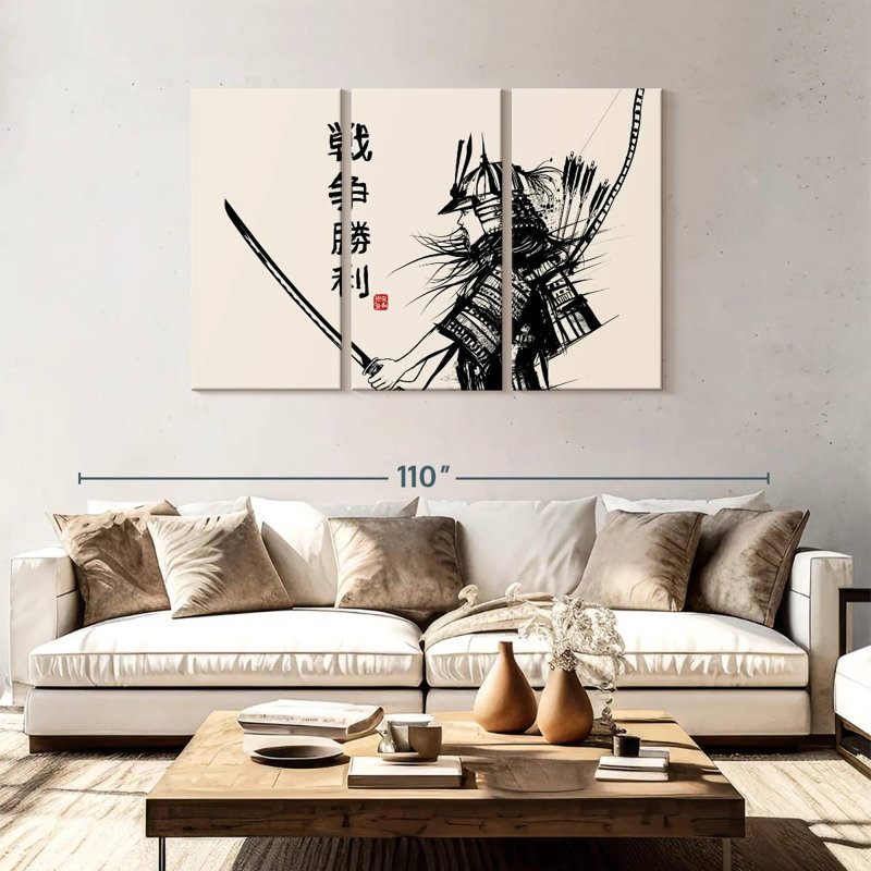 Leisha Samurai Devotion, 48" H x 74" W