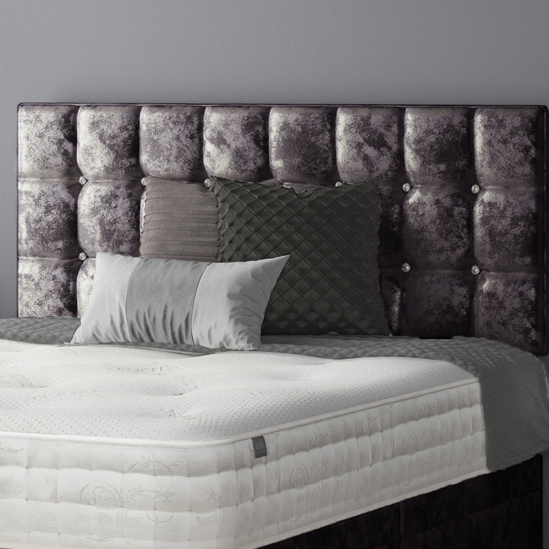 Rochester Upholstered Headboard, Amethyst, Double (4'6)