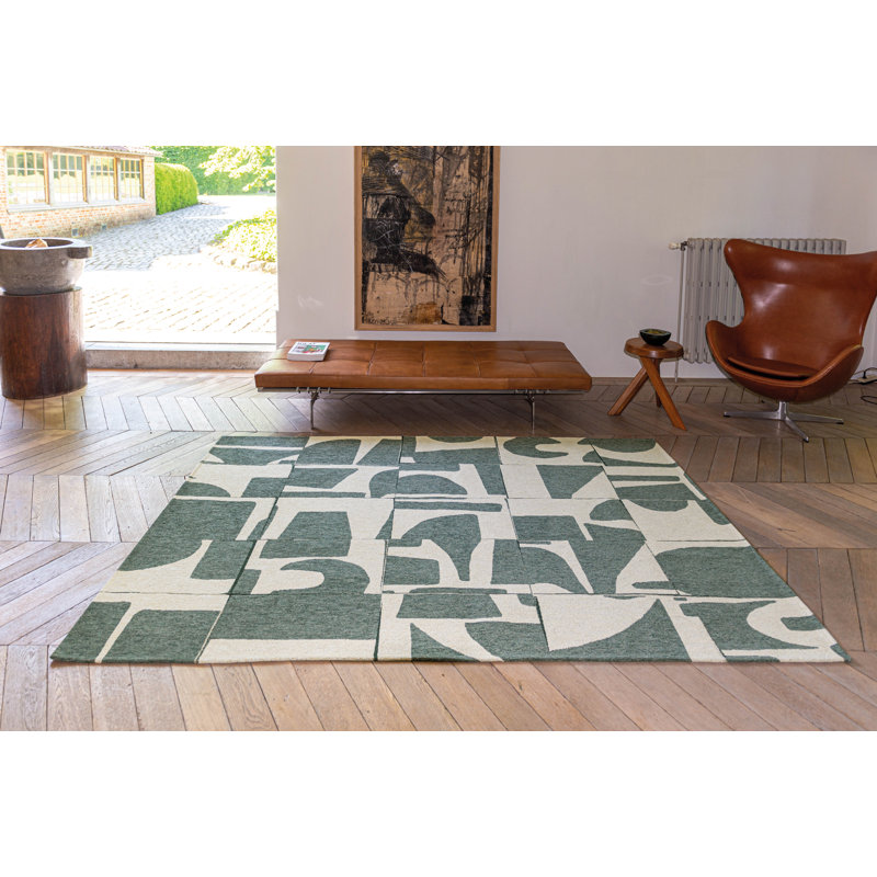 Abstract Area Rug, Round 140cm