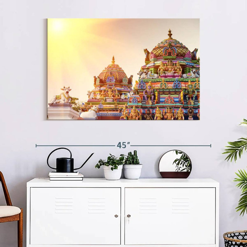 Adella Kapaleeshwarar Temple, 26" H x 39" W