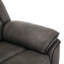 38.5" W Leather Swivel Recliner Chair with Massage and Heating-855713649