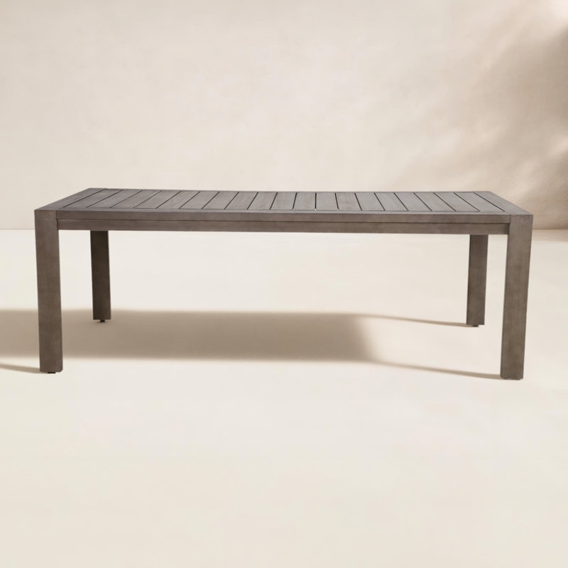 Table de salle à manger Joly, Gris, H 30 po x l 87 po x P 40 po