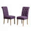 Chaise parsons capitonnée en bois massif-579191236