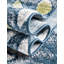 Tapis floral en polypropylène bleu / vert / gris Jaimie-Lee-1272055621-1272055620