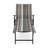 Grimball Outdoor Metal Chaise Lounge, Foldable and Assemble Free Outdoor Lounge Chair with 7-Position Adjustable Backrest, Patio Lounge Chair for Poolside, Taupe Stripes
