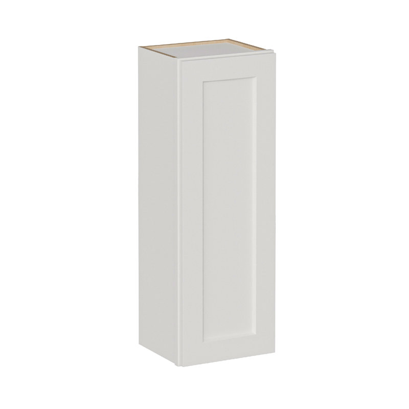  Armoires de buanderie à fixation murale avec portes et tablettes, armoire à pharmacie en bois massif RTA, armoire de rangement blanche Shaker de l 15 po x H 42 po x H 12 po, peu encombrante pour la cuisine, la salle de bain et le garage