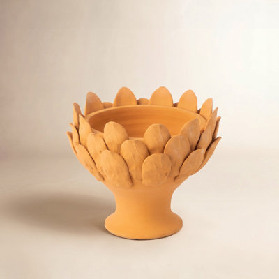 Gathered Garden Ceramic Statue Planter