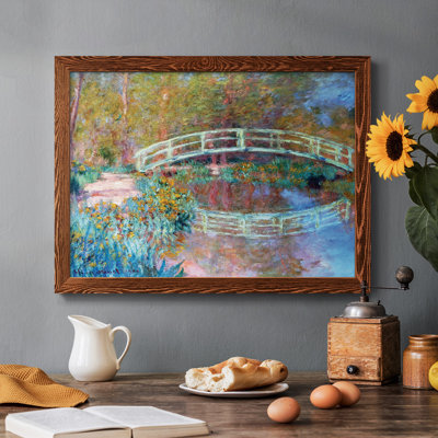 Le pont japonais (Le pont dans le jardin de Monet), 1900, reproduction d'art sur toile