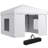 Outsunny 9.7' X 9.7' Pop Up Canopy With Sidewalls-114930464