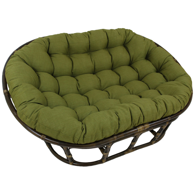 Outdoor 8'' Papasan Seat Cushion, Avocado