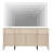 63" Modern Wood 3-Drawer Dresser With Reeded Design, Minimalist Dresser Organizer Storage With Charging Station For Bedroom,Living Room, Entryway-2027094706