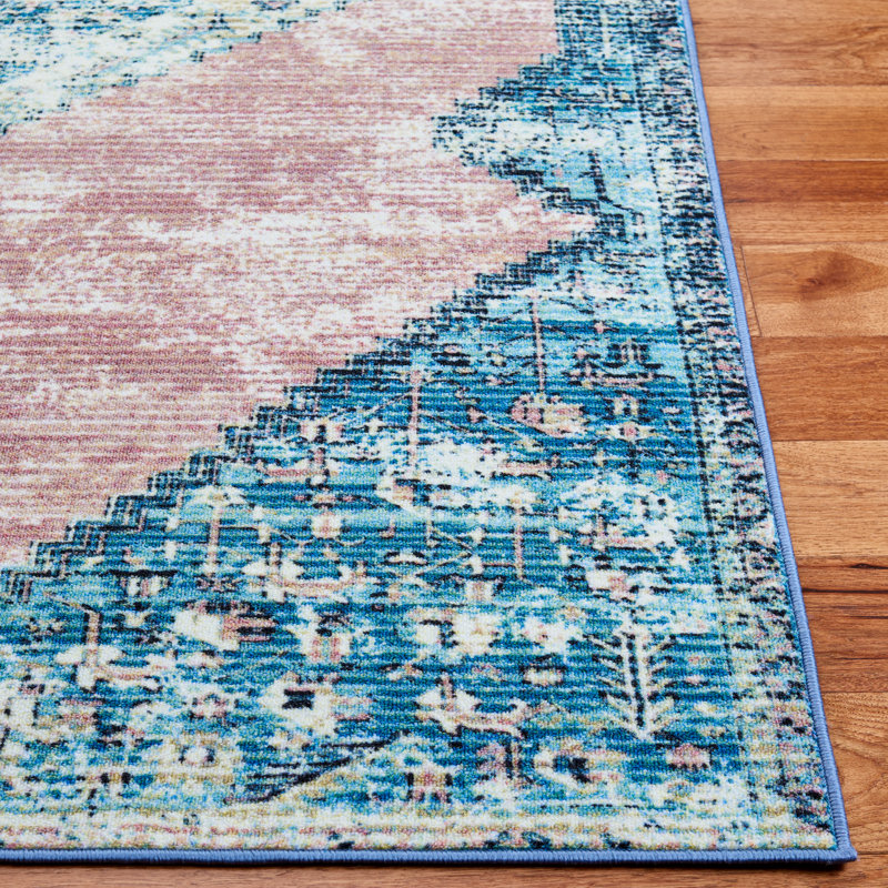 Journey Performance Machine Washable Oriental Rug, Rectangle 4'4" x 6'