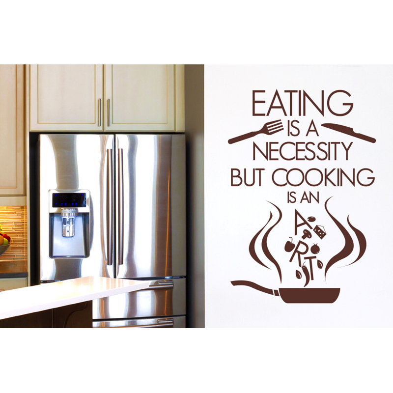 Food & Beverage Wall Decal, Brown