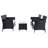 Hokendauqua 4 - Person Patio Conversation Set with Cushions-1608529112