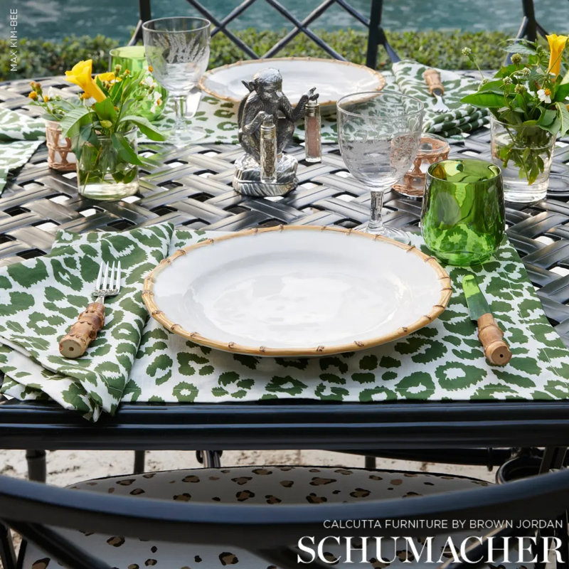 Tissu intérieur / extérieur Iconic Leopard, Vert