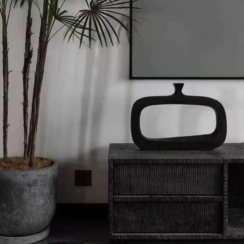 Nordic Vintage TV Stand with Storage, 19.7"H x 63"L x 17.7'W