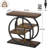 25.59" Industrial 4-Tier Narrow End Table with Storage Shelves-1826771374-1826771368