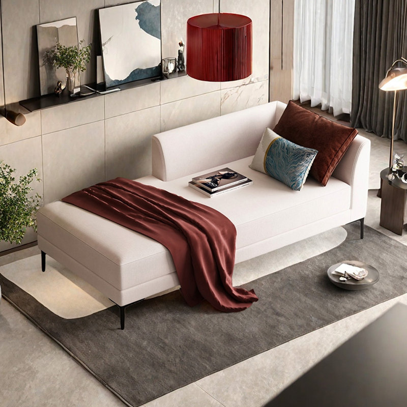 Méridiennes d'intérieur modernes Modern Living, Orienté à droite, Beige