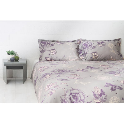 Fryman Floral Duvet Cover Set with Pillowcases Included