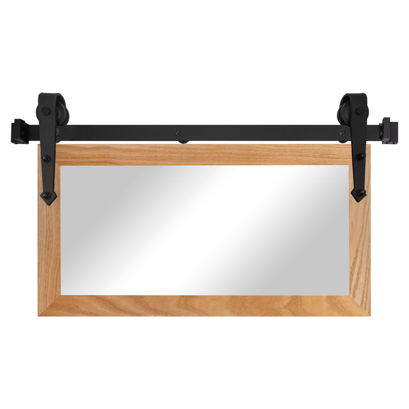 Miroir Gracie Oaks, Naturel, 18 po x 33 po