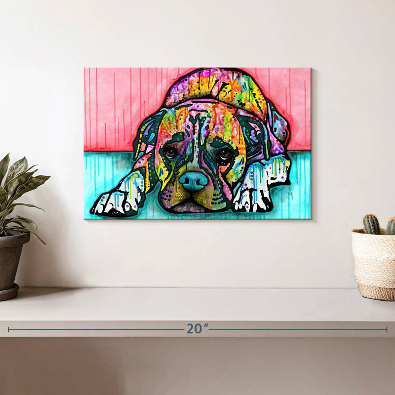 Boxer allongé Brampt, H 8 po x l 12 po