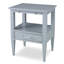Camille 1 - Drawer Solid Wood Nightstand