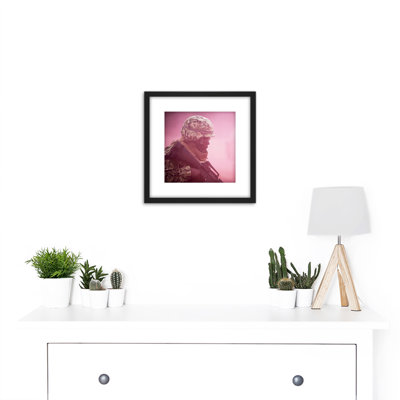 Military USA Naval Mobile Construction Battalion 1 Piece Single Picture Frame Wall Art