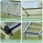 Serre en polycarbonate résistant aux intempéries GarveeHome pour cadre extérieur en aluminium durable, porte verrouillable coulissante, évent de toit réglable