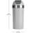 Venti Plastic Swing Top Kitchen Trash Can - 16 Gallons-48871401