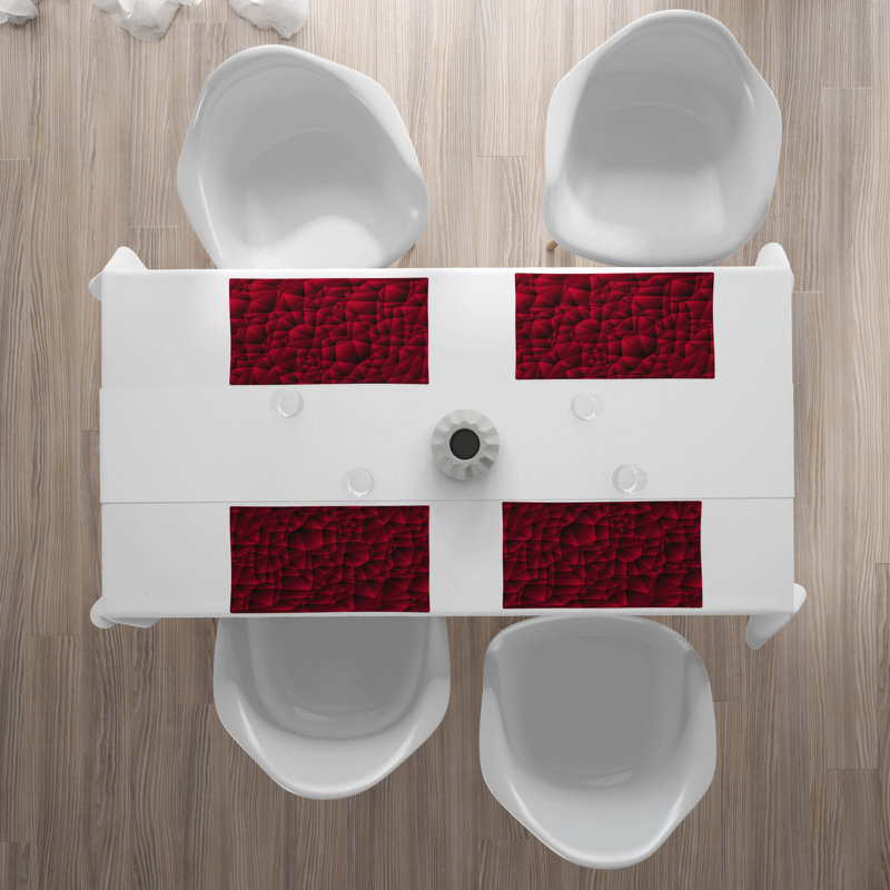Polyester Abstract Rectangle Placemat