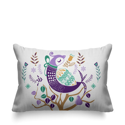 Coussin intérieur / extérieur scandinave Patridge On A Pear Tree