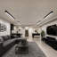 Suspension architecturale linéaire à DEL LinearLux de 120 cm (4 pi), blanc réglable, intensité variable, 120 V/277 V, noir-133665203
