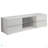Glossy White 4-Drawer TV Console