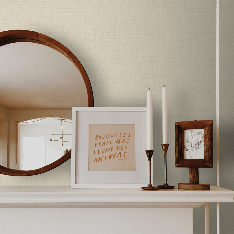 Rouleau double abstrait Ryse, Beige