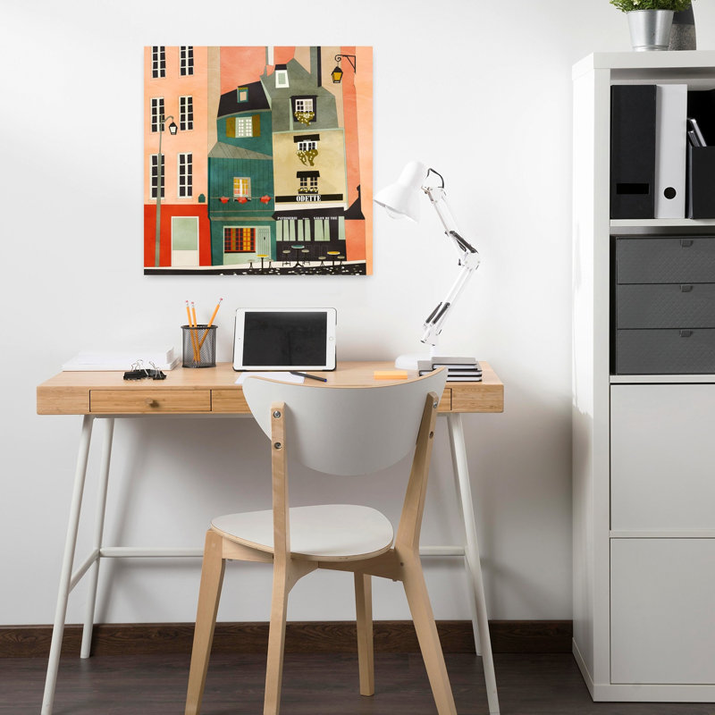 Art contemporain, architecture contemporaine, art urbain, H 18 po x l 18 po